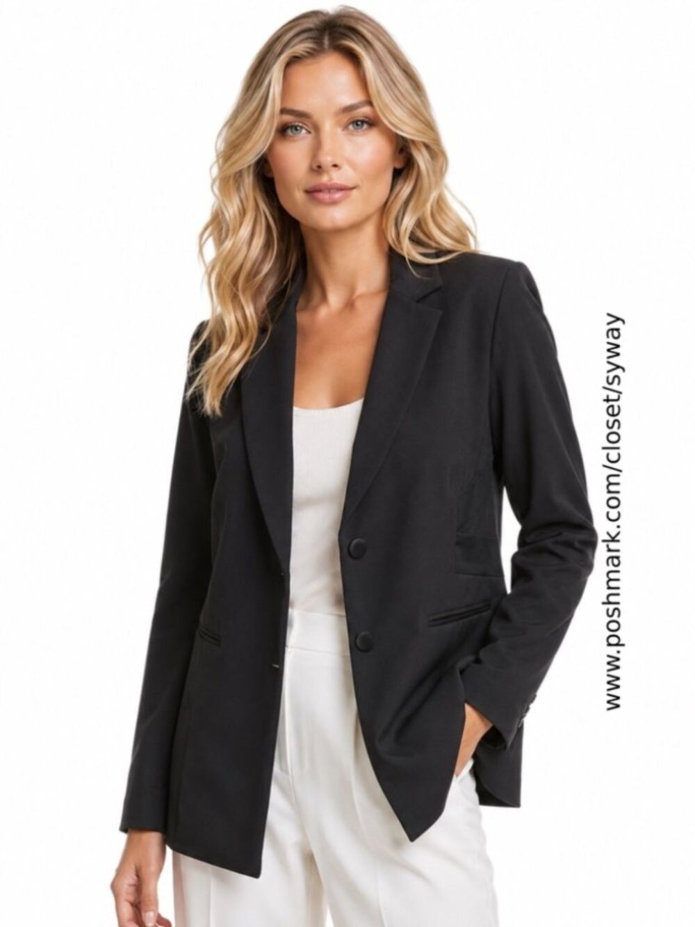 CABI Keynote Blazer Navy Sz 10 #6465 NWOT